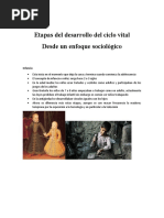 Tema 12 Etapas Del Desarrollo Del Ciclo Vital