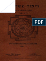 Tantric Texts Series 16 Sarada Tilaka Tantra Part 1 Arthur Avalon 1933