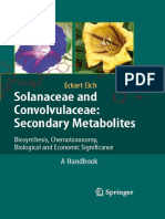 Solanaceae and Convolvulaceae Secondary Metabolites Biosynthesis, Chemotaxonomy, Biological and Economic Significance (Eckart Eich)