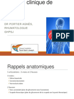 Examen Clinique de L'épaule