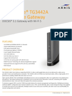 Touchstone TG3442A Datasheet