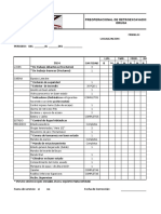 FOR-SST-30 Inspección Preoperacional de Retroexcavadora de Oruga