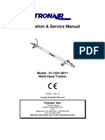 Operation & Service Manual: Model: 01-1201-0011 Multi-Head Towbar