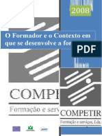 O Formador e o Contexto em Que Se Desenvolve A Formação