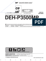 Service Manual: DEH-P3500MP