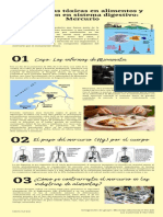 Infografía de Nutrición y Toxicología. Mercurio