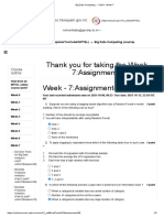 Big Data Computing - Assignment 7