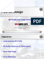 PDC Bit Design: Bit Profile and Cutter Orientation