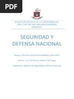 Defensa y Seguridad Naciona