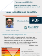 Rotas Tecnológicas - RSU - Geraldo Reichert