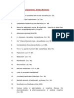 Drugs & Machine (Equipments), Airway, Monitoring: Page 1 of 33