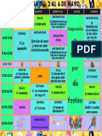 Horario Semana 2 Presencial