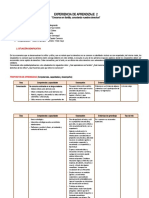 Experiencia de Aprendizaje - 2° Grado Abril