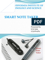 PBR Visvodaya Institute of Technology and Science: Smart Note Taker