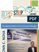 Fundamentals of Curriculum Design