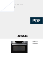 User Manual ATAG CX4611C