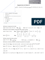 Segunda Lista de Calculo II Resolvida