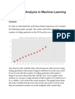 Regression Analysis in Machine Learning: Context