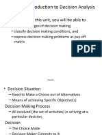 Cosc309 - Video Clip 02 - Decision Analysis