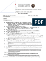 Delivery Room Case Scenario Activity Sheet: Guide Questions