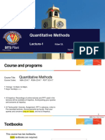 Quantitive Methods