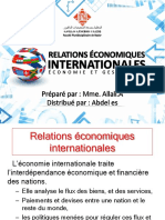 Relations Économiques Internationales