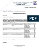 Informe Del Rendimiento Académico