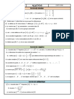 Sujet de Preparation 7 Maths 2 Bac SM