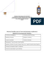 Anteproyecto Toma de Decisiones