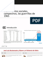 Movimientos Sociales, Campesinos y Guerrilla 1965