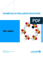 Examples of Inclusive Education: Sri Lanka