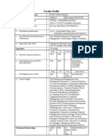 Faculty Profile PGP ARM VIZAG