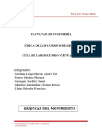 Laboratorio #03. Gráficas de Movimiento. Física de Los Cuerpos Rígidos. Ciclo 2022 - I, Firme