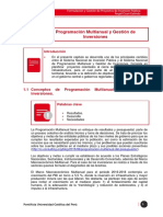 Lectura 3 - Programacion Multianual y Gestión de Inversiones