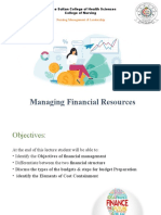 11 Financial Management and Budget