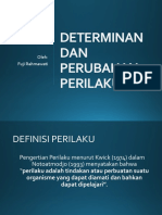 Determinan Dan Perubahan Perilaku