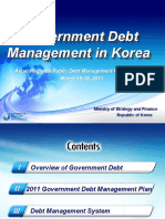 Government Debt Management in Korea