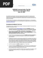 ASE2000 Communication Test Set Trial Version Information Sheet June 16, 2003