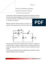 Circuitos de Corriente Continua Actividad de Evaluación Formativa