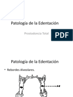 Patología de La Edentación