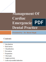 Management of Cardiac Emergencies in Dental Practice