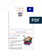 Software Verificatio N: Verification Testing