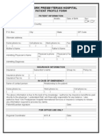 Patient Registration Form