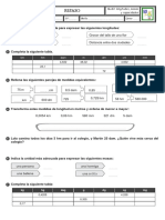 Ficha Repaso Unidad 9 - Medir Longitudes, Masas y Capacidades