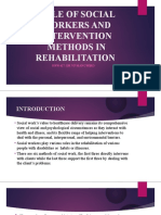 Role of Social Workers in Rehabilitation