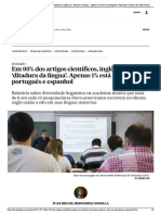 Em 95% Dos Artigos Científicos, Inglês Cria Ditadura Da Língua'. Apenas 1% Está em Português e Espanhol - Ciência - EL PAÍS Brasil