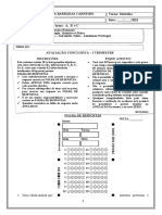 Prova I 1 Série - Exatas