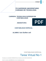 Tarea Virtual 1 Contabilidad Especial 1 PDF