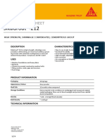 Sikagrout®-212: Product Data Sheet