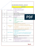 Engineering Mechanics Revision - Vijay Sir